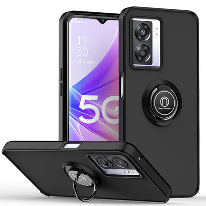 Q Shadow 1 Series TPU + PC Phone Case with Ring Holder, For OPPO A57 5G, For OPPO A74 4G, For OPPO Reno8 Pro+
