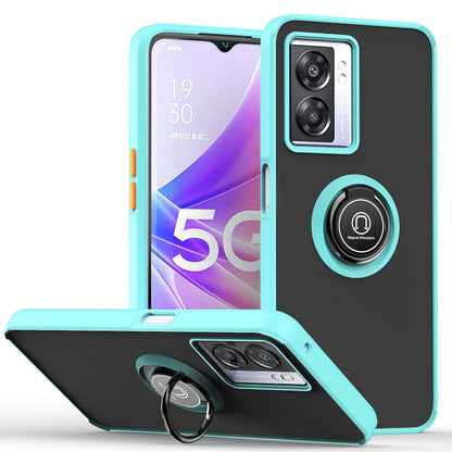 Q Shadow 1 Series TPU + PC Phone Case with Ring Holder, For OPPO A57 5G, For OPPO A74 4G, For OPPO Reno8 Pro+