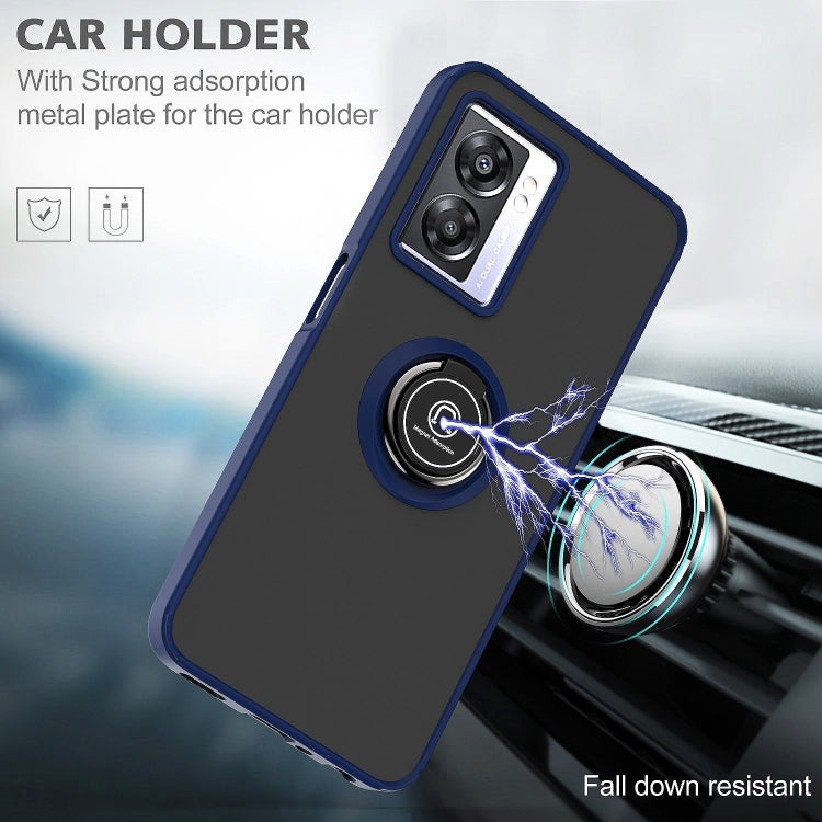 Q Shadow 1 Series TPU + PC Phone Case with Ring Holder, For OPPO A57 5G, For OPPO A74 4G, For OPPO Reno8 Pro+