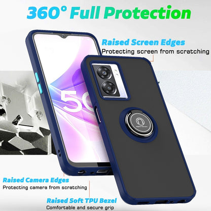 Q Shadow 1 Series TPU + PC Phone Case with Ring Holder, For OPPO A57 5G, For OPPO A74 4G, For OPPO Reno8 Pro+