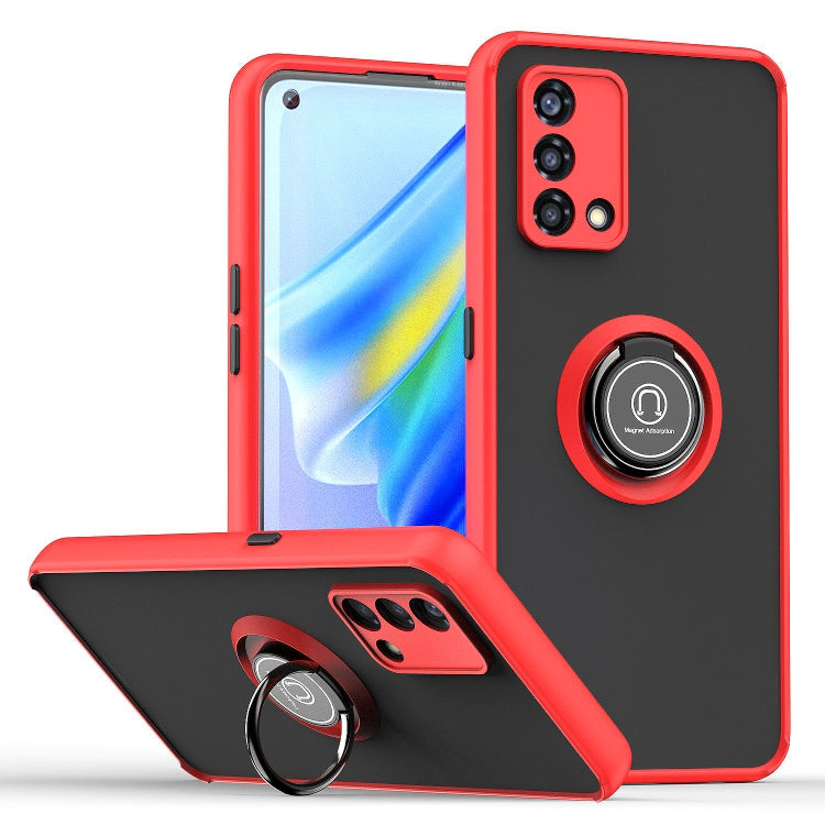 Q Shadow 1 Series TPU + PC Phone Case with Ring Holder, For OPPO A57 5G, For OPPO A74 4G, For OPPO Reno8 Pro+