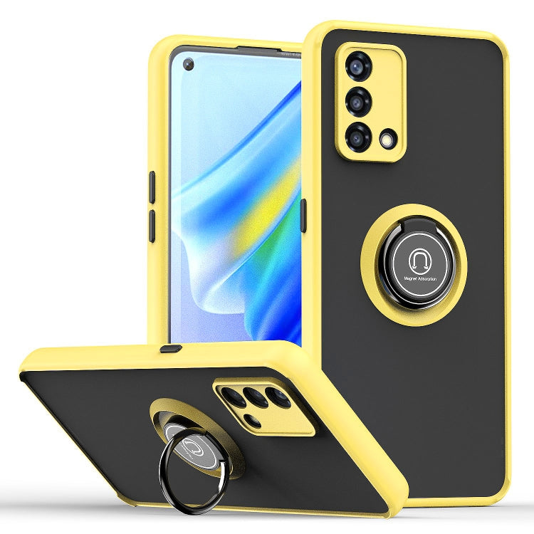 Q Shadow 1 Series TPU + PC Phone Case with Ring Holder, For OPPO A57 5G, For OPPO A74 4G, For OPPO Reno8 Pro+