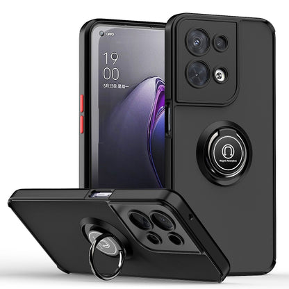 Q Shadow 1 Series TPU + PC Phone Case with Ring Holder, For OPPO A57 5G, For OPPO A74 4G, For OPPO Reno8 Pro+