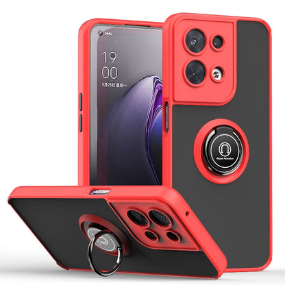 Q Shadow 1 Series TPU + PC Phone Case with Ring Holder, For OPPO A57 5G, For OPPO A74 4G, For OPPO Reno8 Pro+