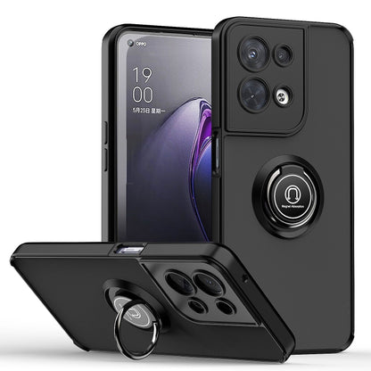 Q Shadow 1 Series TPU + PC Phone Case with Ring Holder, For OPPO A57 5G, For OPPO A74 4G, For OPPO Reno8 Pro+