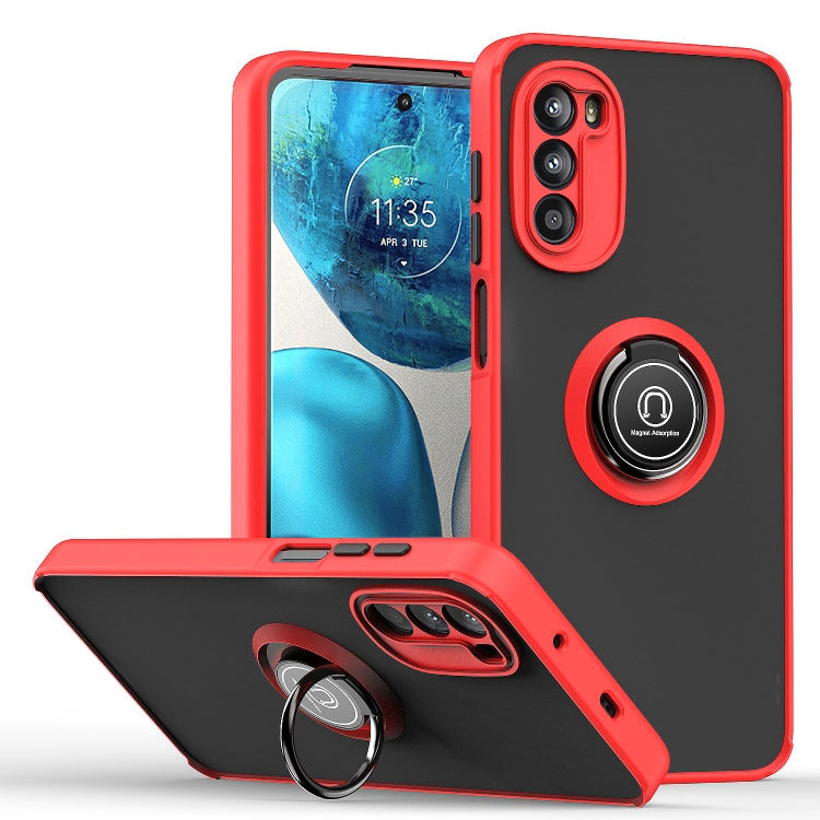 Q Shadow 1 Series TPU + PC Phone Case with Ring Holder, For OPPO Reno8, For Motorola Moto G52, For TCL Stylus 5G