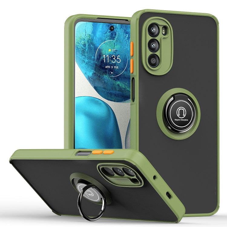 Q Shadow 1 Series TPU + PC Phone Case with Ring Holder, For OPPO Reno8, For Motorola Moto G52, For TCL Stylus 5G