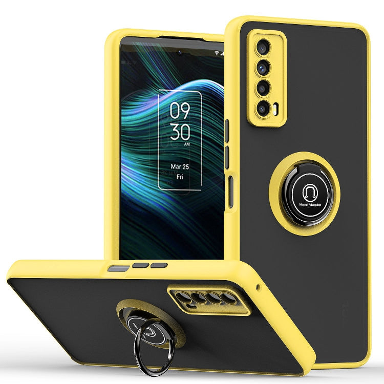 Q Shadow 1 Series TPU + PC Phone Case with Ring Holder, For OPPO Reno8, For Motorola Moto G52, For TCL Stylus 5G