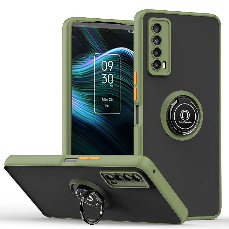 Q Shadow 1 Series TPU + PC Phone Case with Ring Holder, For OPPO Reno8, For Motorola Moto G52, For TCL Stylus 5G