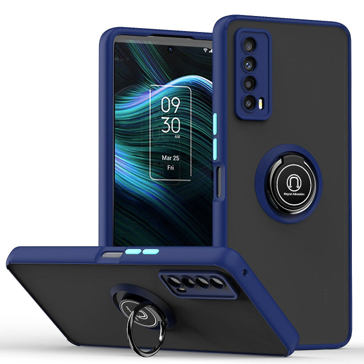 Q Shadow 1 Series TPU + PC Phone Case with Ring Holder, For OPPO Reno8, For Motorola Moto G52, For TCL Stylus 5G