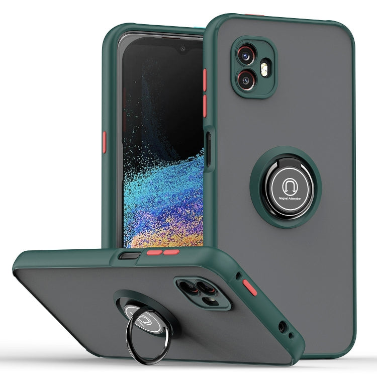 Q Shadow 1 Series TPU + PC Phone Case with Ring Holder, For Samsung Galaxy Xcover6 Pro, For Xiaomi 12 Lite, For Xiaomi Poco X4 GT