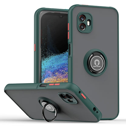 Q Shadow 1 Series TPU + PC Phone Case with Ring Holder, For Samsung Galaxy Xcover6 Pro, For Xiaomi 12 Lite, For Xiaomi Poco X4 GT