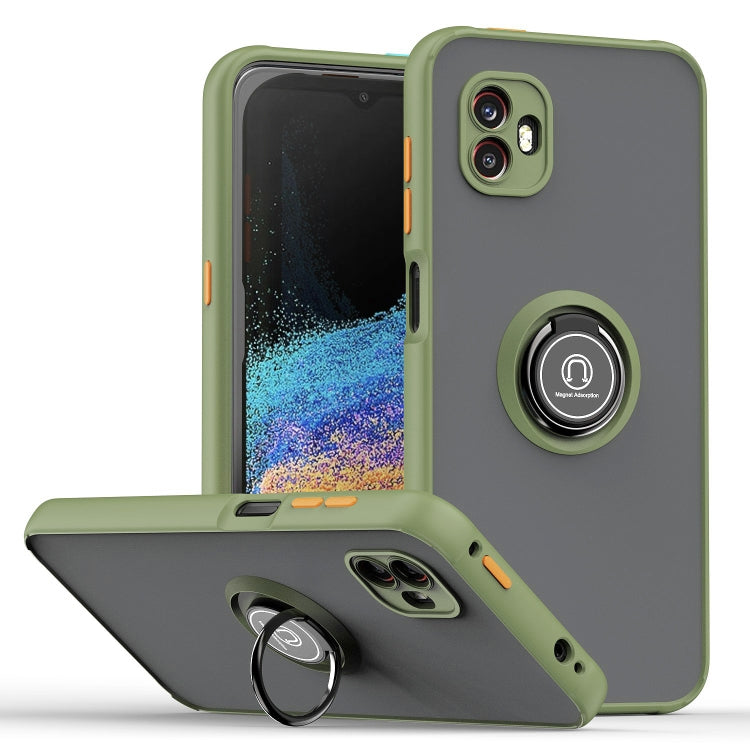 Q Shadow 1 Series TPU + PC Phone Case with Ring Holder, For Samsung Galaxy Xcover6 Pro, For Xiaomi 12 Lite, For Xiaomi Poco X4 GT