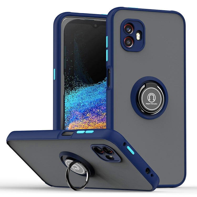 Q Shadow 1 Series TPU + PC Phone Case with Ring Holder, For Samsung Galaxy Xcover6 Pro, For Xiaomi 12 Lite, For Xiaomi Poco X4 GT