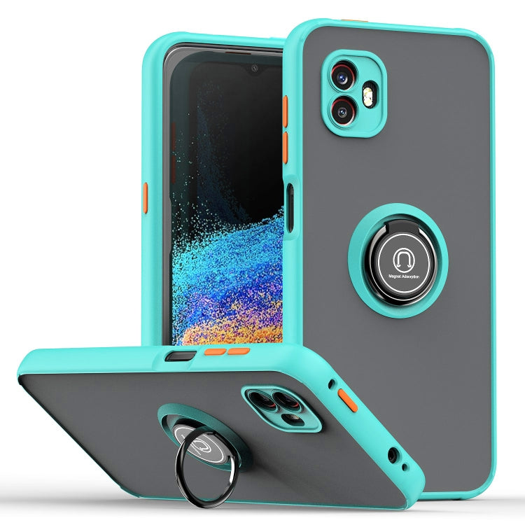 Q Shadow 1 Series TPU + PC Phone Case with Ring Holder, For Samsung Galaxy Xcover6 Pro, For Xiaomi 12 Lite, For Xiaomi Poco X4 GT