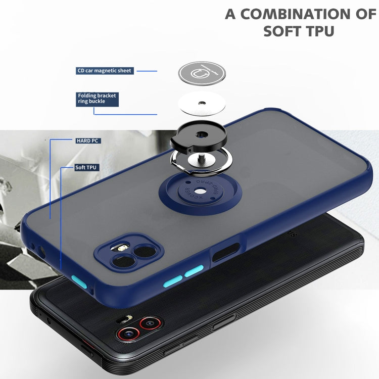 Q Shadow 1 Series TPU + PC Phone Case with Ring Holder, For Samsung Galaxy Xcover6 Pro, For Xiaomi 12 Lite, For Xiaomi Poco X4 GT
