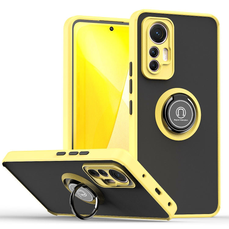 Q Shadow 1 Series TPU + PC Phone Case with Ring Holder, For Samsung Galaxy Xcover6 Pro, For Xiaomi 12 Lite, For Xiaomi Poco X4 GT