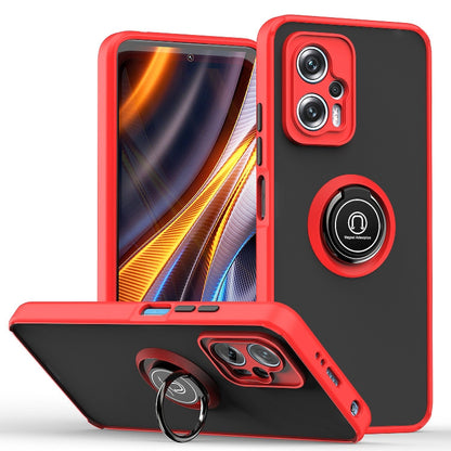 Q Shadow 1 Series TPU + PC Phone Case with Ring Holder, For Samsung Galaxy Xcover6 Pro, For Xiaomi 12 Lite, For Xiaomi Poco X4 GT