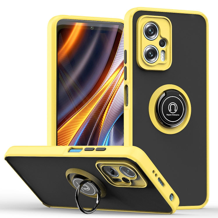 Q Shadow 1 Series TPU + PC Phone Case with Ring Holder, For Samsung Galaxy Xcover6 Pro, For Xiaomi 12 Lite, For Xiaomi Poco X4 GT