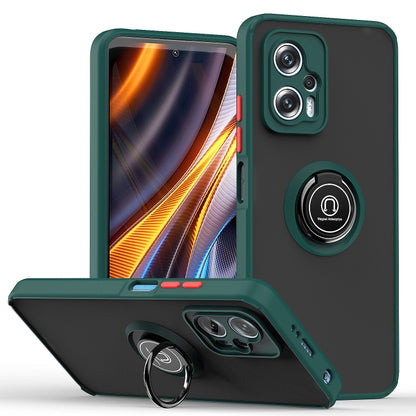 Q Shadow 1 Series TPU + PC Phone Case with Ring Holder, For Samsung Galaxy Xcover6 Pro, For Xiaomi 12 Lite, For Xiaomi Poco X4 GT