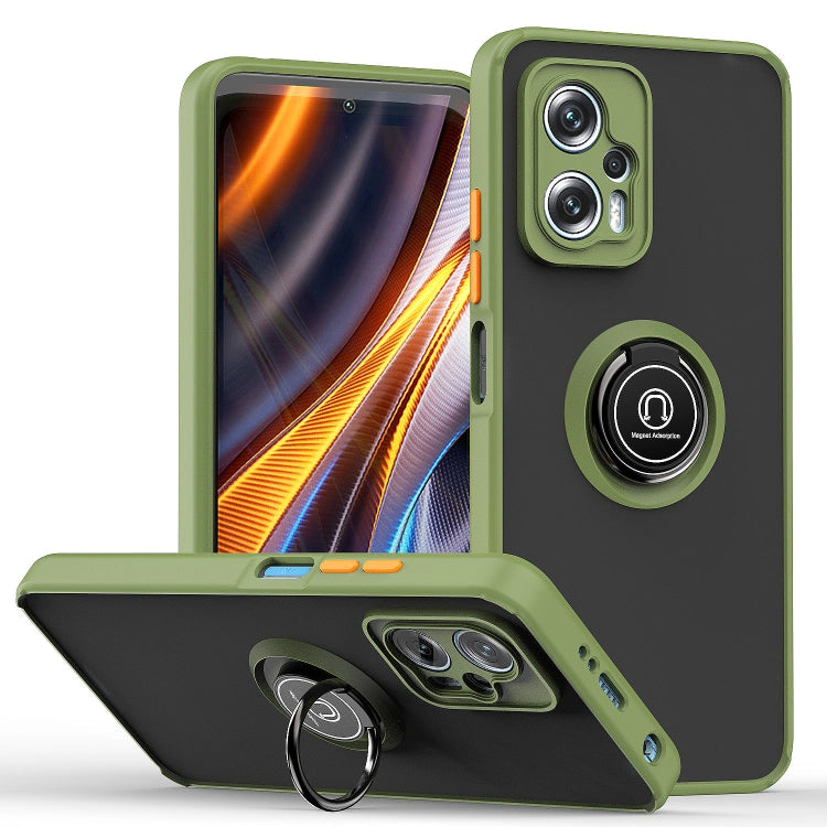 Q Shadow 1 Series TPU + PC Phone Case with Ring Holder, For Samsung Galaxy Xcover6 Pro, For Xiaomi 12 Lite, For Xiaomi Poco X4 GT