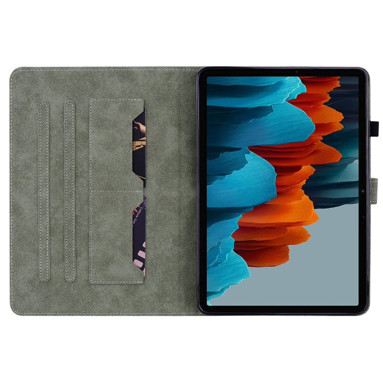 Tiger Pattern Flip Leather Tablet Case, For Samsung Galaxy Tab S7/Tab S8, For Samsung Galaxy Tab А8 10.5 Wifi/LTE, For Samsung Galaxy Tab A7 Lite