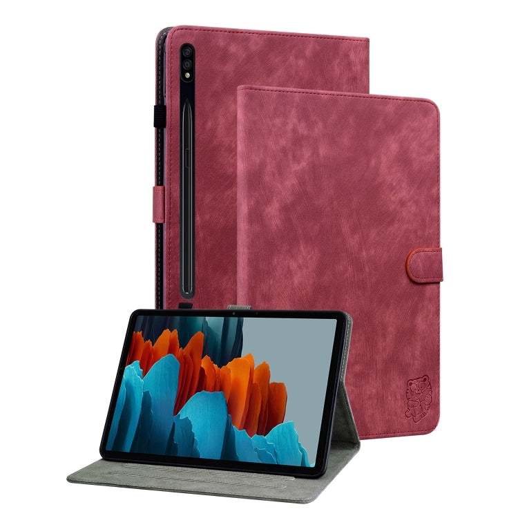 Tiger Pattern Flip Leather Tablet Case, For Samsung Galaxy Tab А9+, For Samsung Galaxy Tab S9, For Samsung Galaxy Tab S9+