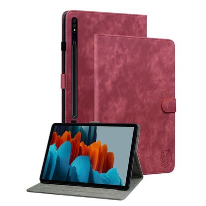 Tiger Pattern Flip Leather Tablet Case, For Samsung Galaxy Tab А9+, For Samsung Galaxy Tab S9, For Samsung Galaxy Tab S9+