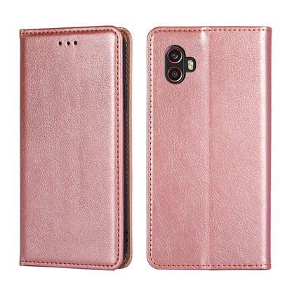 Gloss Oil Solid Color Magnetic Flip Leather Phone Case, For Samsung Galaxy Xcover6 Pro / Xcover Pro 2, For Xiaomi 12S Ultra, For Xiaomi Poco C40