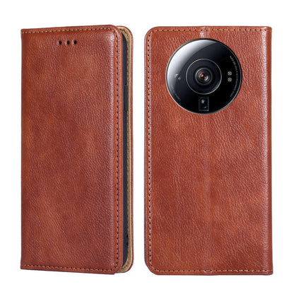Gloss Oil Solid Color Magnetic Flip Leather Phone Case, For Samsung Galaxy Xcover6 Pro / Xcover Pro 2, For Xiaomi 12S Ultra, For Xiaomi Poco C40
