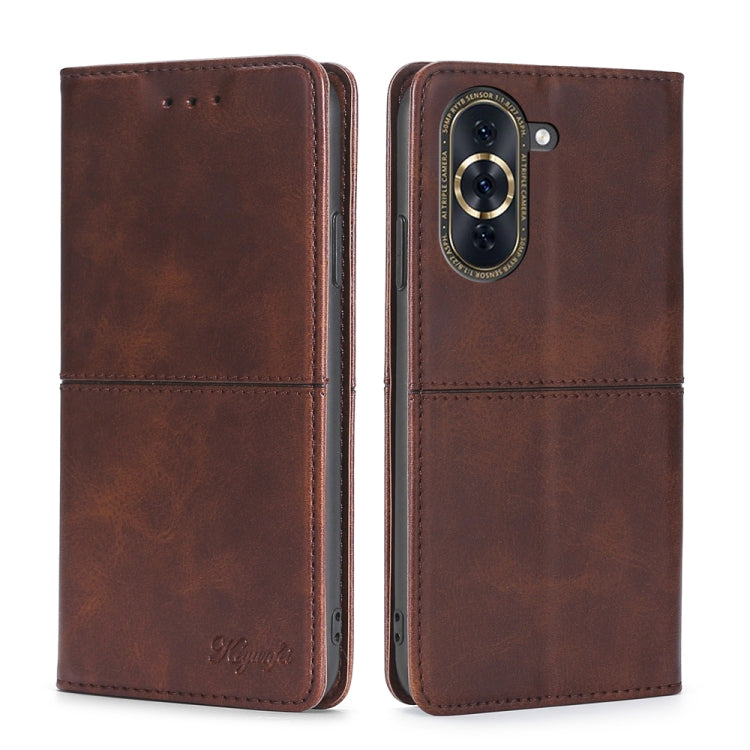 Cow Texture Magnetic Horizontal Flip Leather Phone Case, For Huawei Nova 10 Pro, For Nokia C100, For Nokia C200, For Samsung Galaxy A73 5G