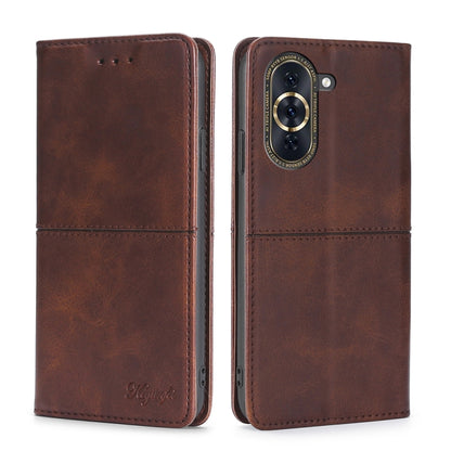 Cow Texture Magnetic Horizontal Flip Leather Phone Case, For Huawei Nova 10 Pro, For Nokia C100, For Nokia C200, For Samsung Galaxy A73 5G