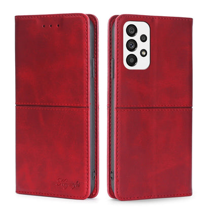 Cow Texture Magnetic Horizontal Flip Leather Phone Case, For Huawei Nova 10 Pro, For Nokia C100, For Nokia C200, For Samsung Galaxy A73 5G