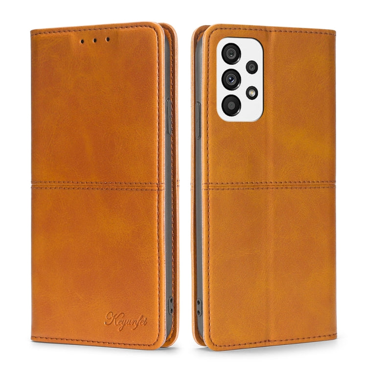 Cow Texture Magnetic Horizontal Flip Leather Phone Case, For Huawei Nova 10 Pro, For Nokia C100, For Nokia C200, For Samsung Galaxy A73 5G