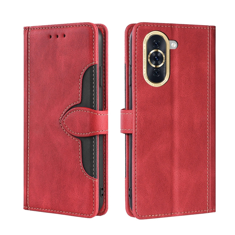 Skin Feel Magnetic Buckle Leather Phone Case, For Huawei nova 10, For Huawei nova 10 Pro, For Nokia C100, For Nokia C200, For Samsung Galaxy A73 5G, For Xiaomi 12S Ultra
