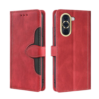 Skin Feel Magnetic Buckle Leather Phone Case, For Huawei nova 10, For Huawei nova 10 Pro, For Nokia C100, For Nokia C200, For Samsung Galaxy A73 5G, For Xiaomi 12S Ultra