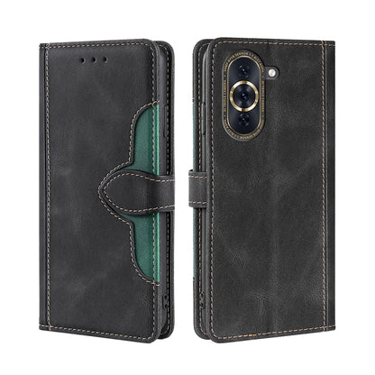 Skin Feel Magnetic Buckle Leather Phone Case, For Huawei nova 10, For Huawei nova 10 Pro, For Nokia C100, For Nokia C200, For Samsung Galaxy A73 5G, For Xiaomi 12S Ultra
