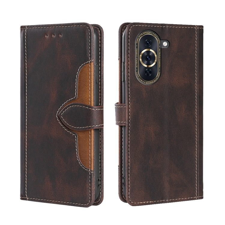 Skin Feel Magnetic Buckle Leather Phone Case, For Huawei nova 10, For Huawei nova 10 Pro, For Nokia C100, For Nokia C200, For Samsung Galaxy A73 5G, For Xiaomi 12S Ultra