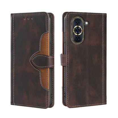 Skin Feel Magnetic Buckle Leather Phone Case, For Huawei nova 10, For Huawei nova 10 Pro, For Nokia C100, For Nokia C200, For Samsung Galaxy A73 5G, For Xiaomi 12S Ultra