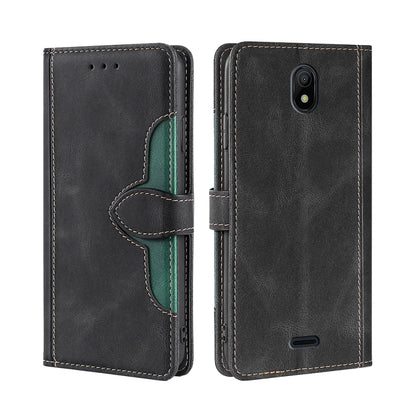 Skin Feel Magnetic Buckle Leather Phone Case, For Huawei nova 10, For Huawei nova 10 Pro, For Nokia C100, For Nokia C200, For Samsung Galaxy A73 5G, For Xiaomi 12S Ultra