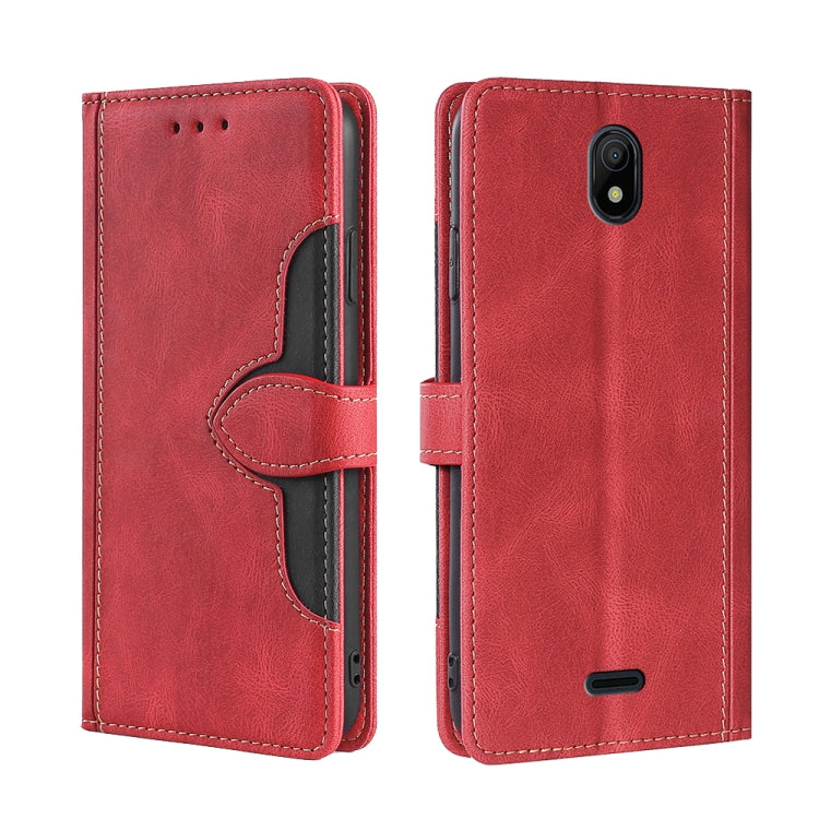 Skin Feel Magnetic Buckle Leather Phone Case, For Huawei nova 10, For Huawei nova 10 Pro, For Nokia C100, For Nokia C200, For Samsung Galaxy A73 5G, For Xiaomi 12S Ultra