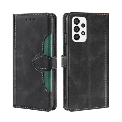 Skin Feel Magnetic Buckle Leather Phone Case, For Huawei nova 10, For Huawei nova 10 Pro, For Nokia C100, For Nokia C200, For Samsung Galaxy A73 5G, For Xiaomi 12S Ultra