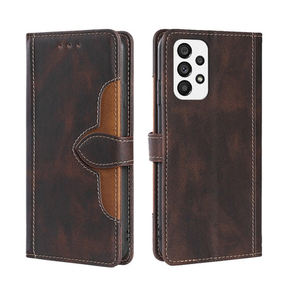 Skin Feel Magnetic Buckle Leather Phone Case, For Huawei nova 10, For Huawei nova 10 Pro, For Nokia C100, For Nokia C200, For Samsung Galaxy A73 5G, For Xiaomi 12S Ultra