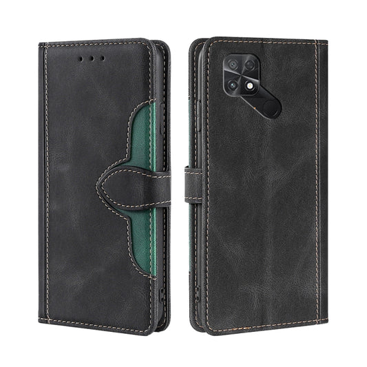 Skin Feel Magnetic Buckle Leather Phone Case, For Xiaomi Poco C40