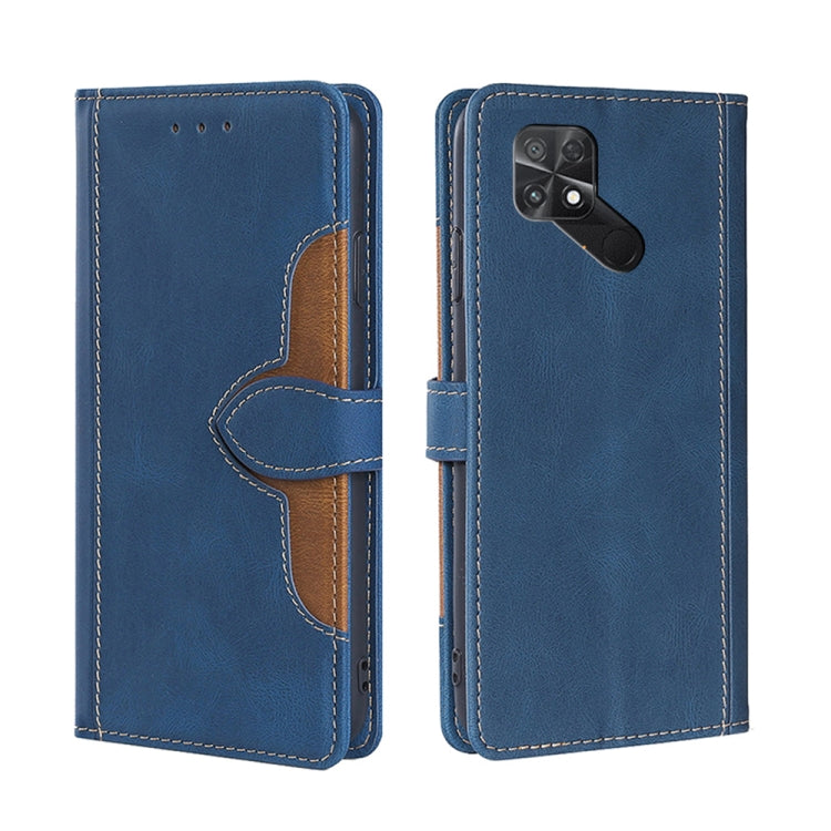 Skin Feel Magnetic Buckle Leather Phone Case, For Xiaomi Poco C40