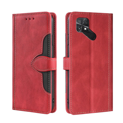 Skin Feel Magnetic Buckle Leather Phone Case, For Xiaomi Poco C40