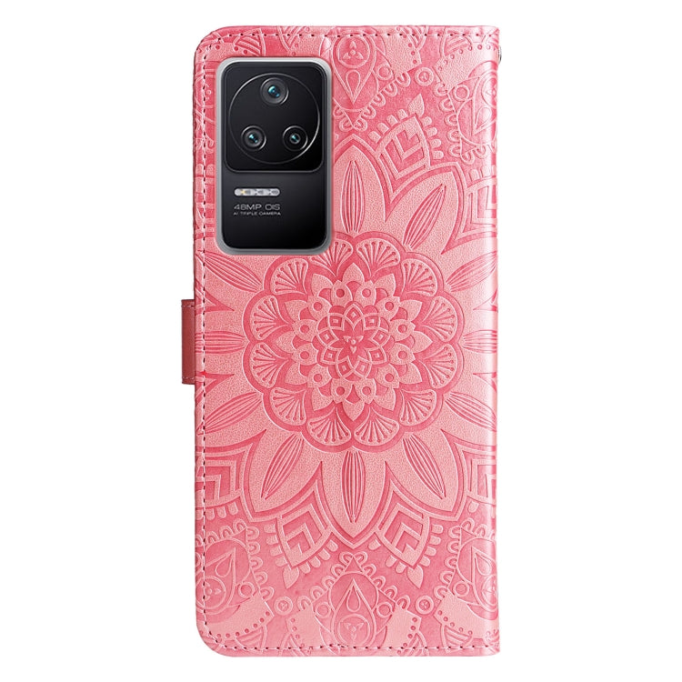Embossed Sunflower Leather Phone Case, For Xiaomi Redmi K40S / Poco F4, For Xiaomi Redmi Note 11T Pro/Poco X4 GT, For Infinix Hot 12, For Infinix Hot 12 Play
