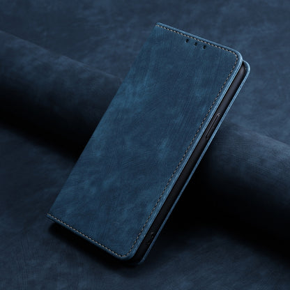 RFID Anti-theft Brush Magnetic Leather Phone Case, For OPPO A36 4G/A76 4G Global, For OPPO Find X2, For OPPO Find X5, For OPPO K10 Pro 5G
