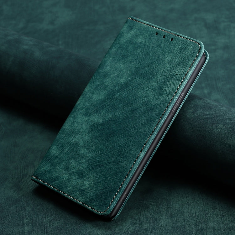 RFID Anti-theft Brush Magnetic Leather Phone Case, For Realme Narzo 50A, For vivo S15 5G, For vivo S15E 5G/T1 Snapdragon 778G, For vivo X60 Pro+