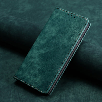 RFID Anti-theft Brush Magnetic Leather Phone Case, For Realme Narzo 50A, For vivo S15 5G, For vivo S15E 5G/T1 Snapdragon 778G, For vivo X60 Pro+